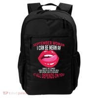 September Woman Depends on You Backpack thumb 0