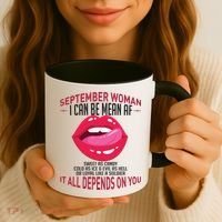 September Woman Depends on You Coffee Mug thumb 3
