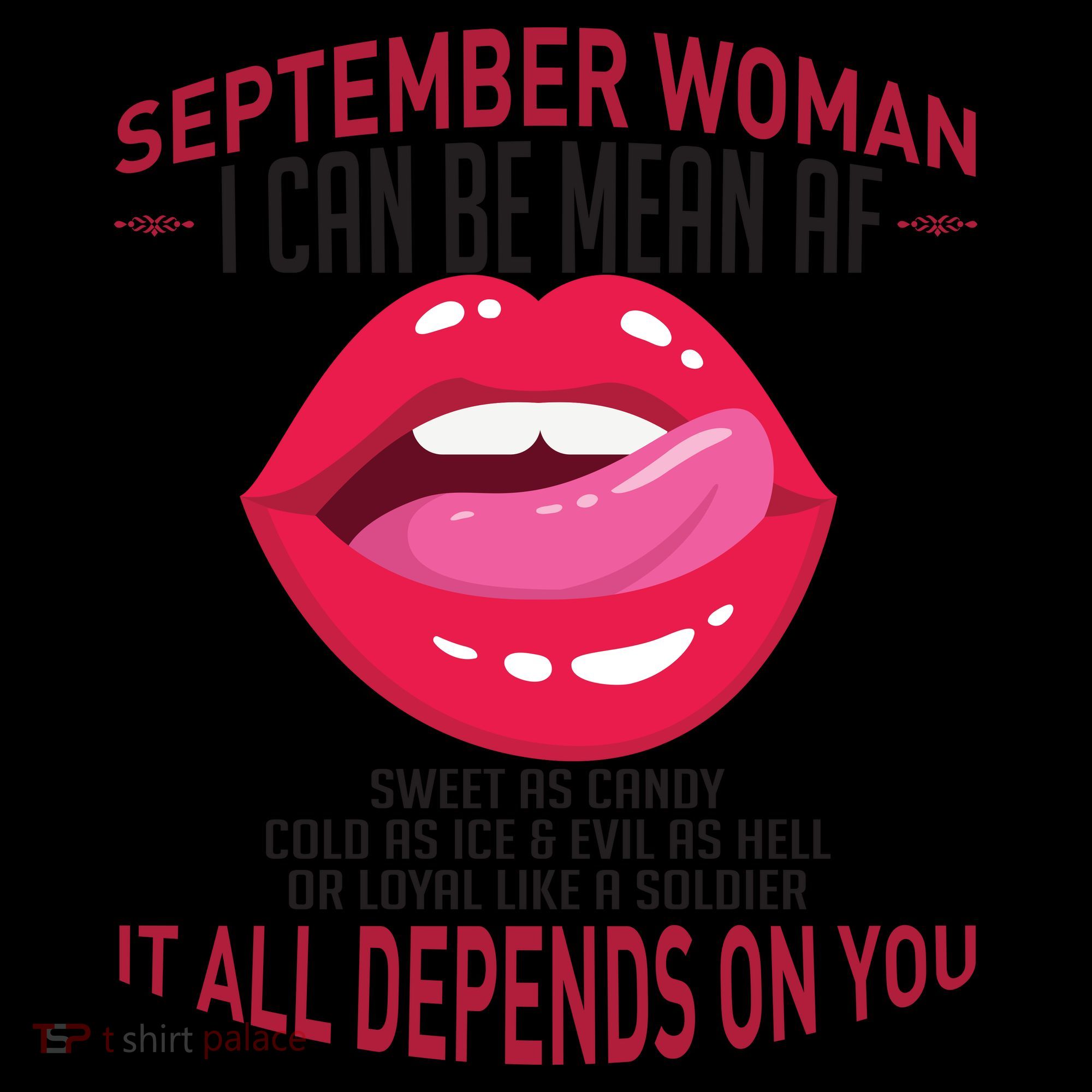 September Woman Depends on You Coffee Mug
