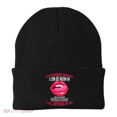 September Woman Depends on You Beanie
