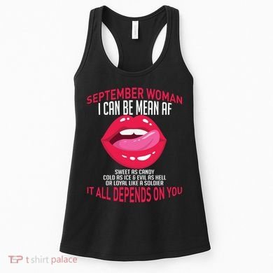 September Woman Depends on You Women's Tank Top