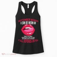 September Woman Depends on You Women's Tank Top thumb 0