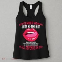 September Woman Depends on You Women's Tank Top thumb 3