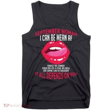 September Woman Depends on You Tank Top
