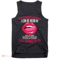 September Woman Depends on You Tank Top thumb 0