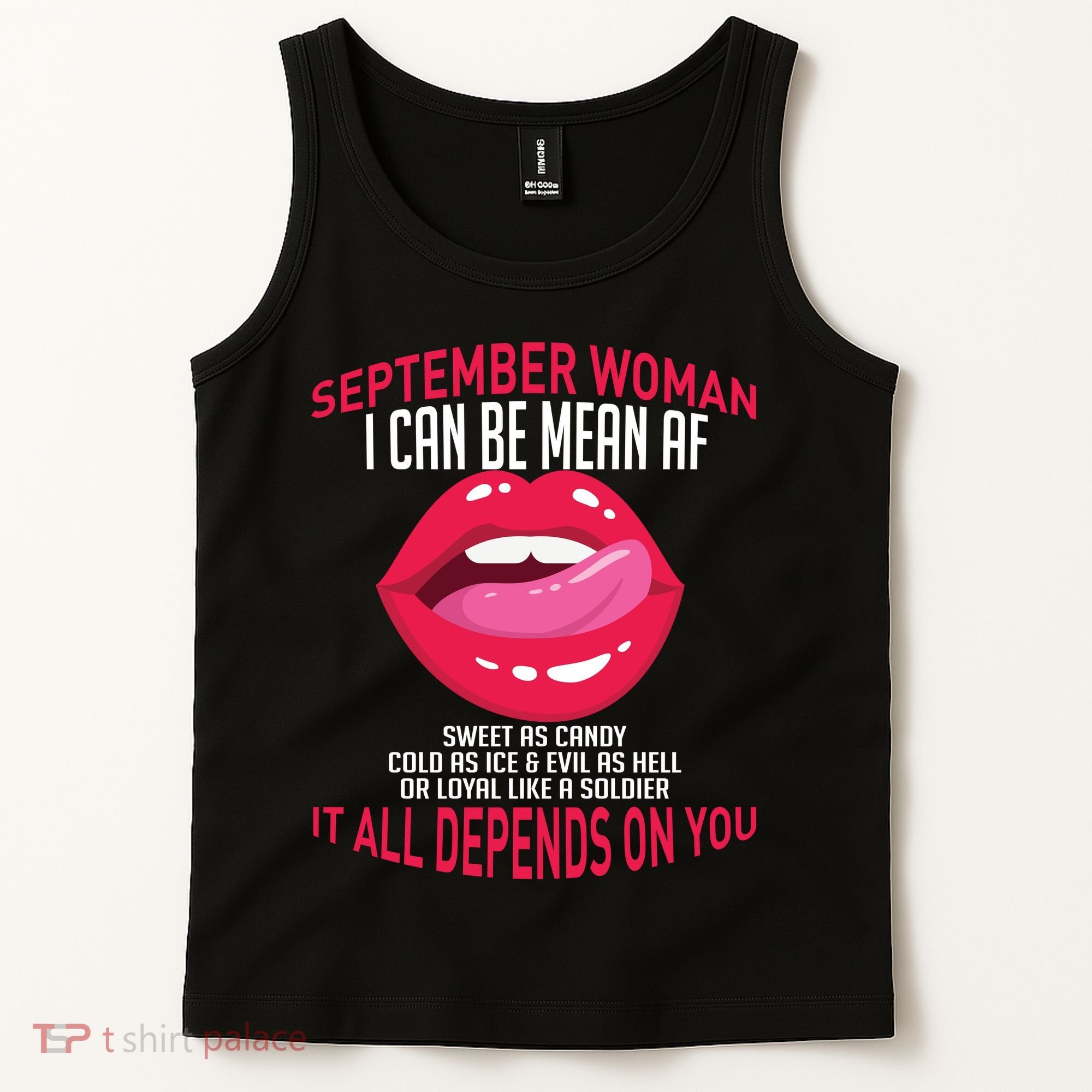 September Woman Depends on You Tank Top