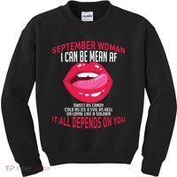 September Woman Depends on You Kids Sweatshirt thumb 0