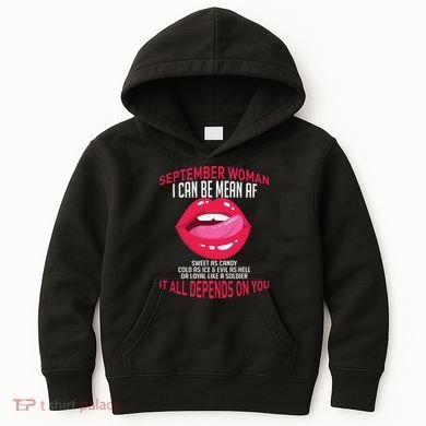 September Woman Depends on You Kids Hoodie