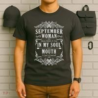 September Woman Funny Birthday T-Shirt thumb 6