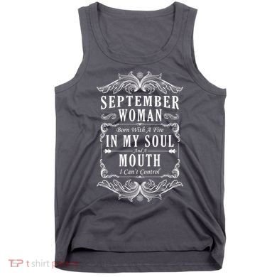 September Woman Funny Birthday Tank Top