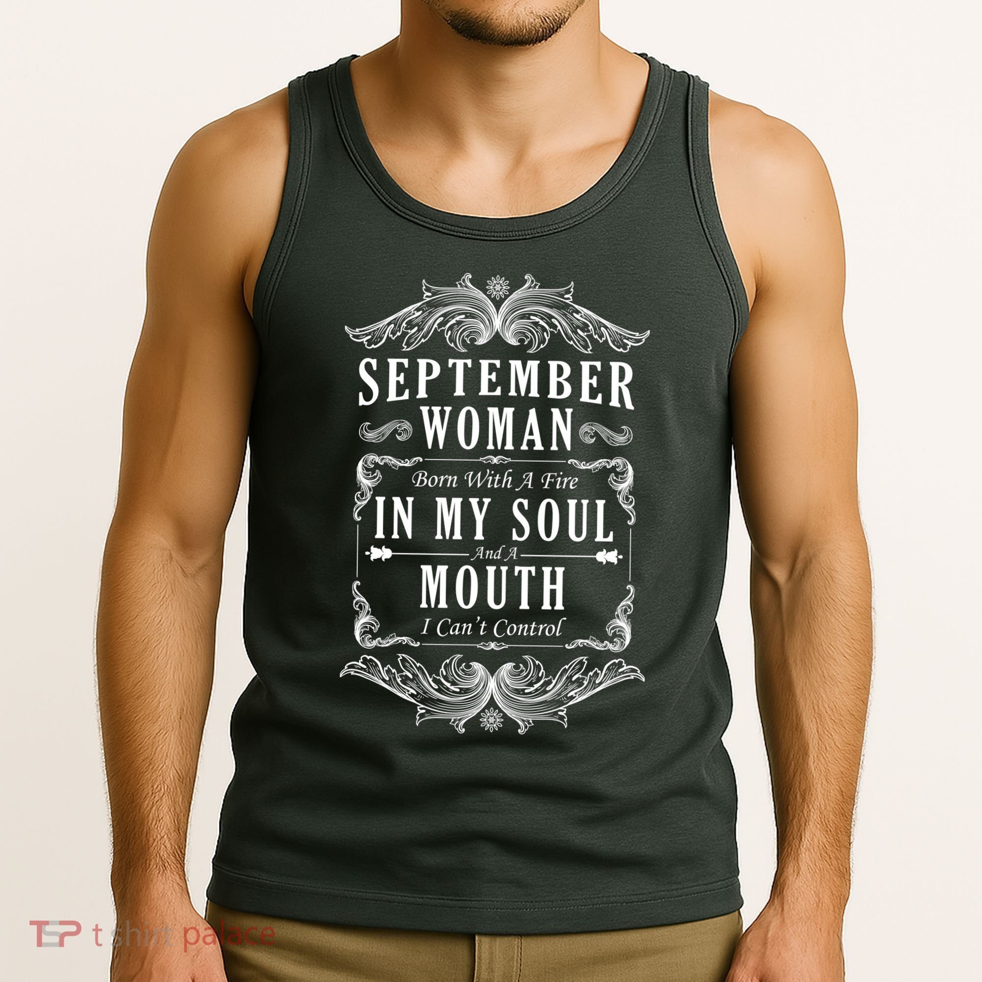 September Woman Funny Birthday Tank Top