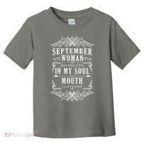 September Woman Funny Birthday Toddler T-Shirt thumb 0