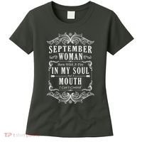 September Woman Funny Birthday Women's T-Shirt thumb 0