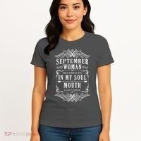 September Woman Funny Birthday Women's T-Shirt thumb 4