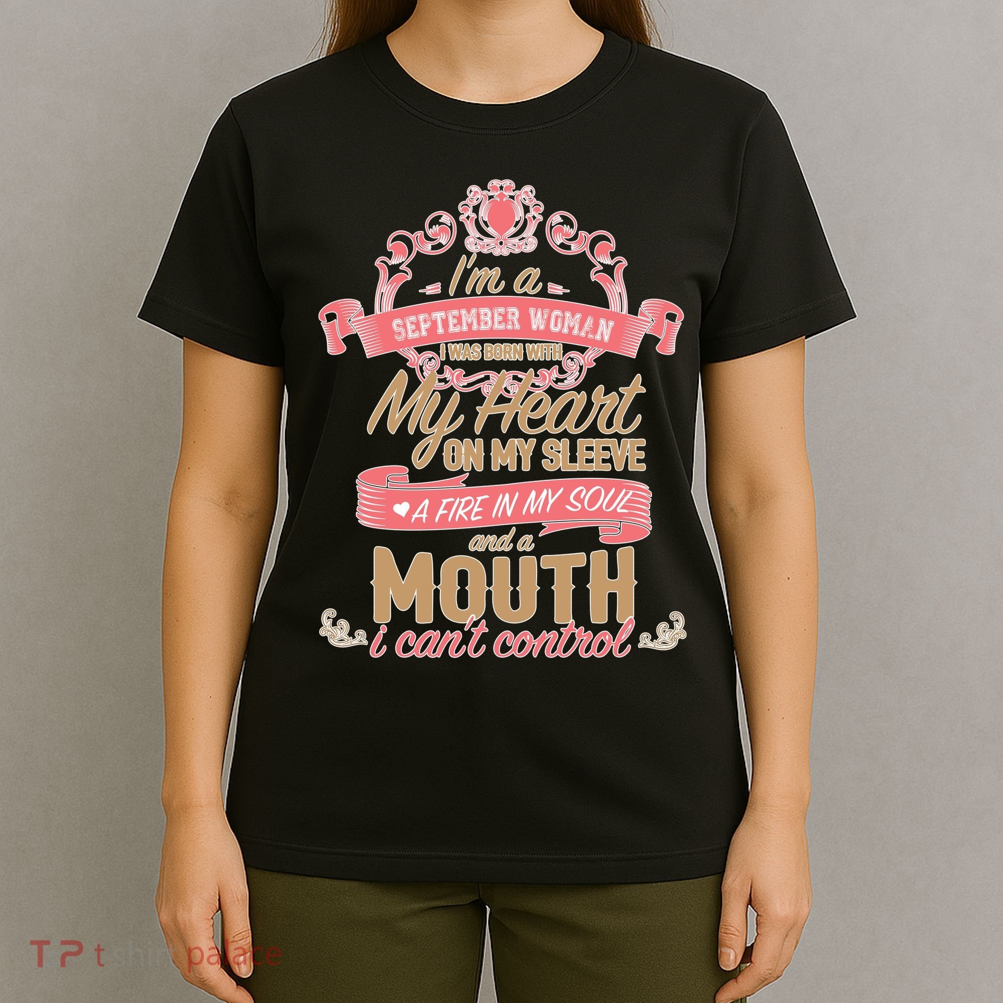 September Woman Heart and Soul T-Shirt