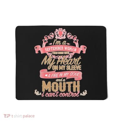 September Woman Heart and Soul Mousepad