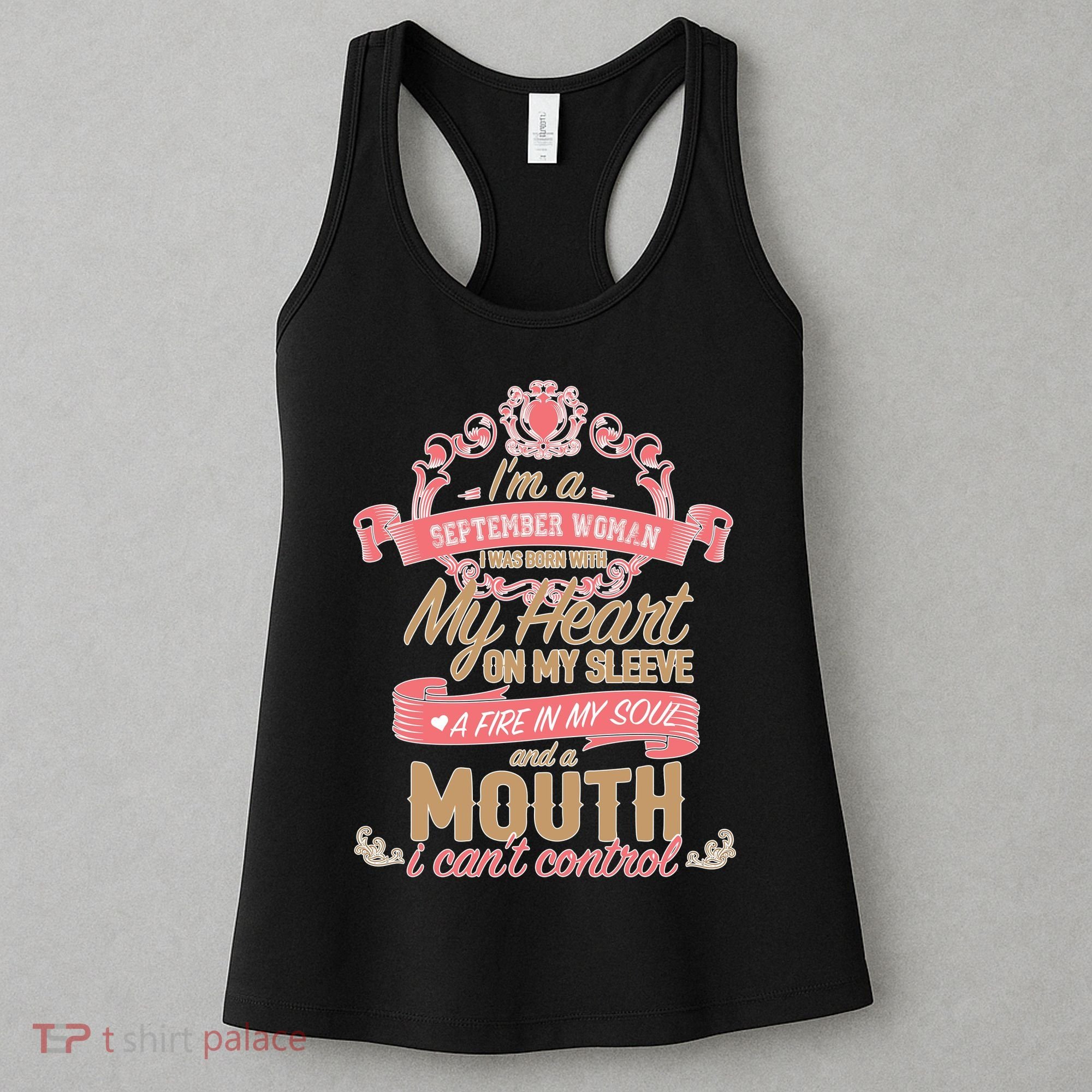 September Woman Heart and Soul Women's Tank Top