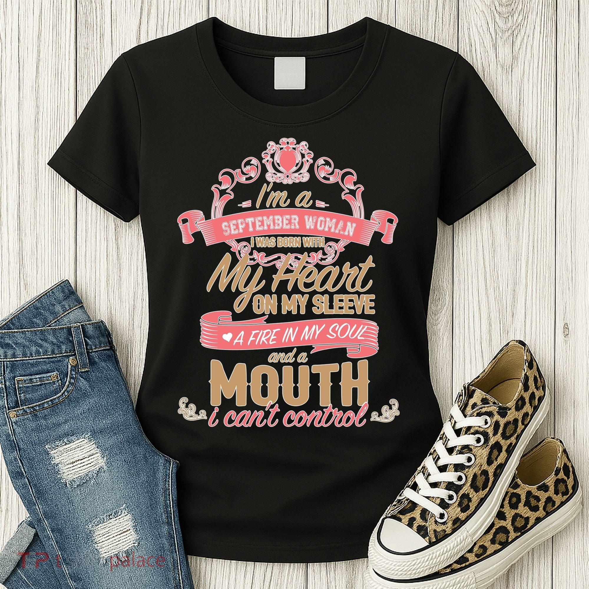 September Woman Heart and Soul Women's T-Shirt