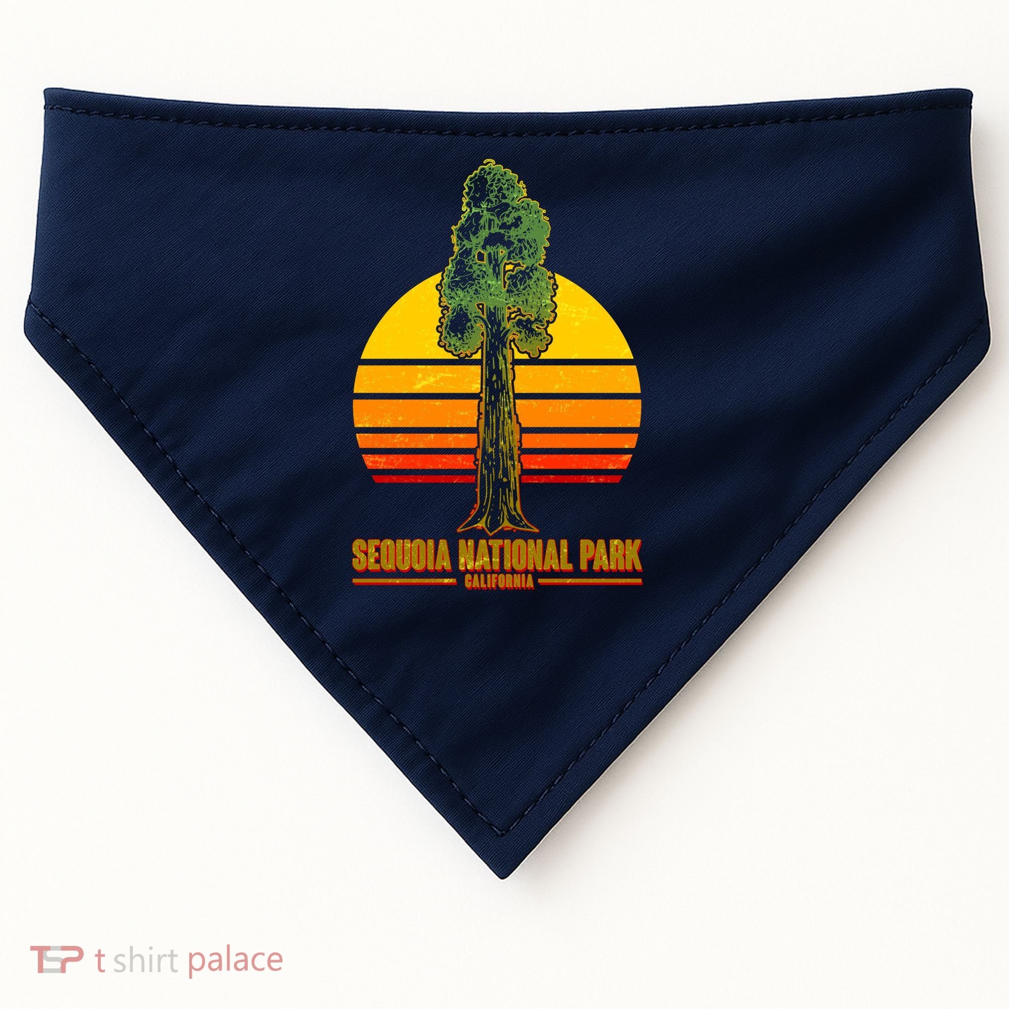 Sequoia National Park California USA-Made Doggie Bandana