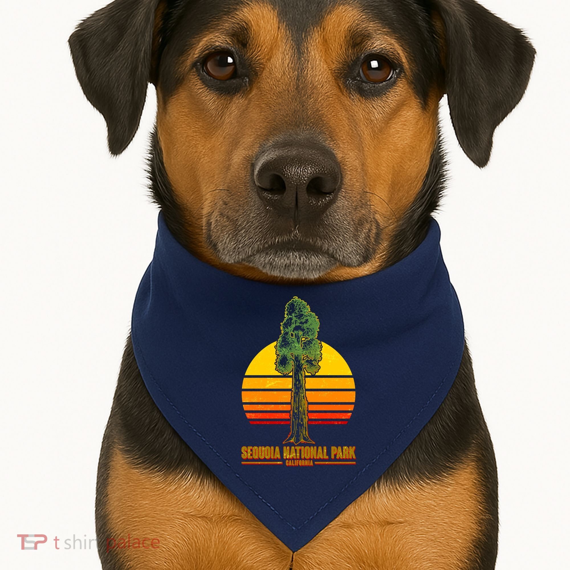 Sequoia National Park California USA-Made Doggie Bandana