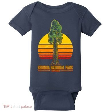 Sequoia National Park California Baby Bodysuit