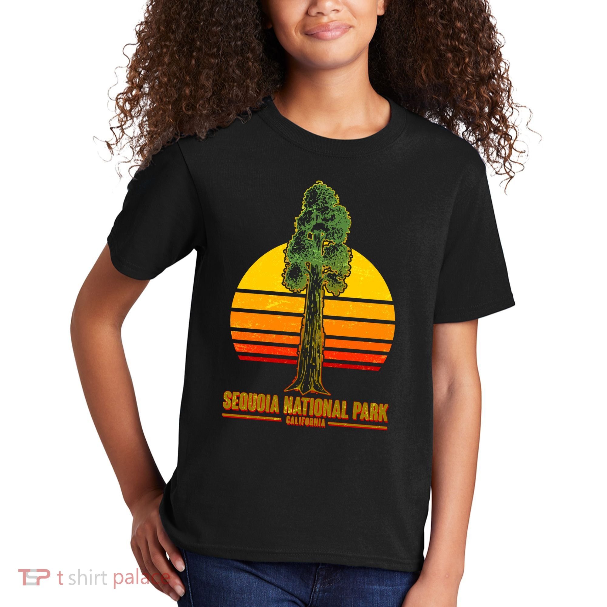 Sequoia National Park California Kids T-Shirt