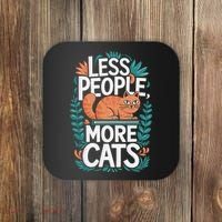 School Education Reading Teacher Knowledge Power Cat Book Coaster thumb 0