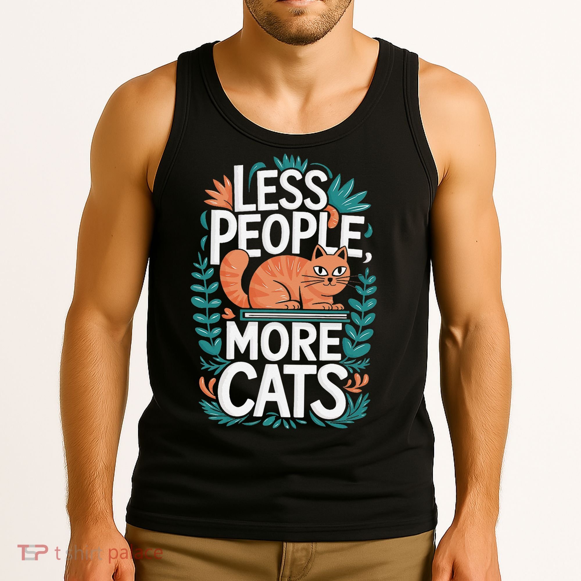 School Education Reading Teacher Knowledge Power Cat Book Tank Top