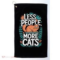 School Education Reading Teacher Knowledge Power Cat Book Golf Towel thumb 0