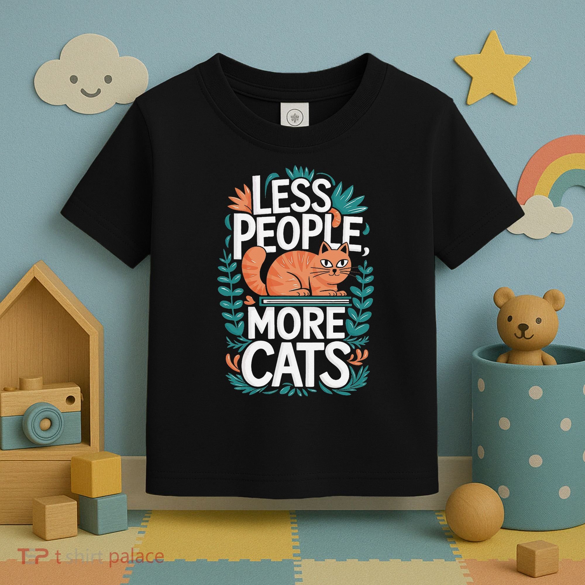 School Education Reading Teacher Knowledge Power Cat Book Toddler T-Shirt