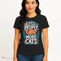 School Education Reading Teacher Knowledge Power Cat Book Women's T-Shirt thumb 4