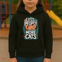 School Education Reading Teacher Knowledge Power Cat Book Kids Hoodie thumb 3