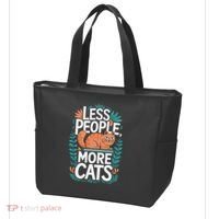 School Education Reading Teacher Knowledge Power Cat Book Tote Bag thumb 3
