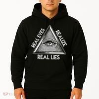 Seeing Eye Realize Real Lies Hoodie thumb 2