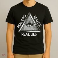 Seeing Eye Realize Real Lies T-Shirt thumb 3