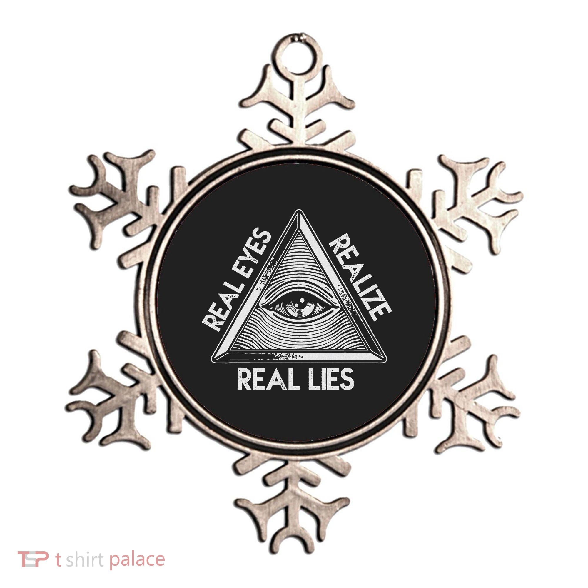 Seeing Eye Realize Real Lies Ornament