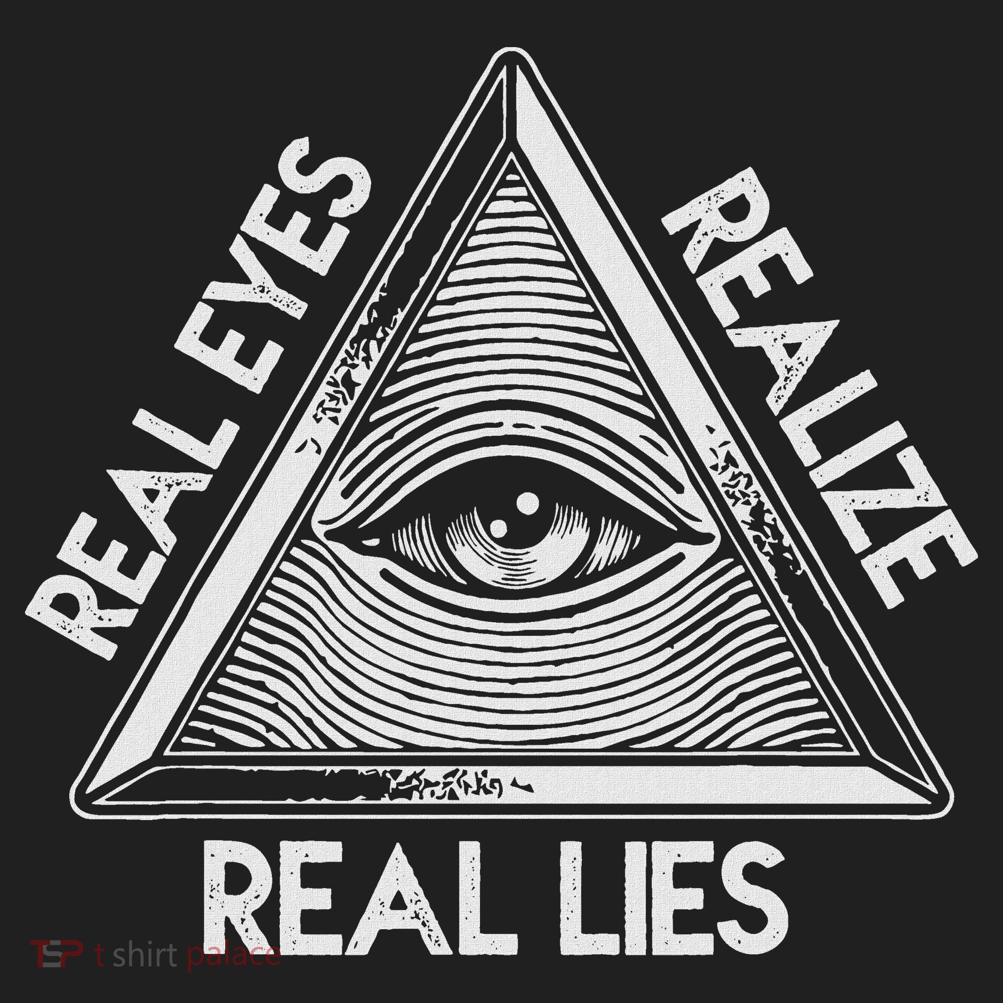 Seeing Eye Realize Real Lies Golf Towel
