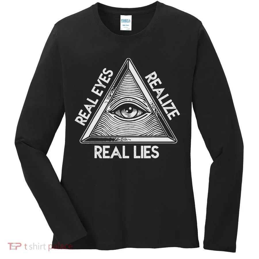 Seeing Eye Realize Real Lies Women's Long Sleeve Shirt
