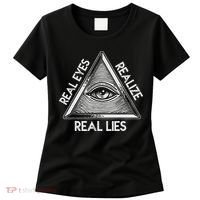 Seeing Eye Realize Real Lies Women's T-Shirt thumb 0