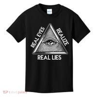Seeing Eye Realize Real Lies Kids T-Shirt thumb 0