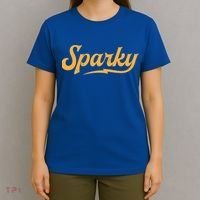 Sparky Electrician Retro Vintage Novelty Gift T-Shirt thumb 4