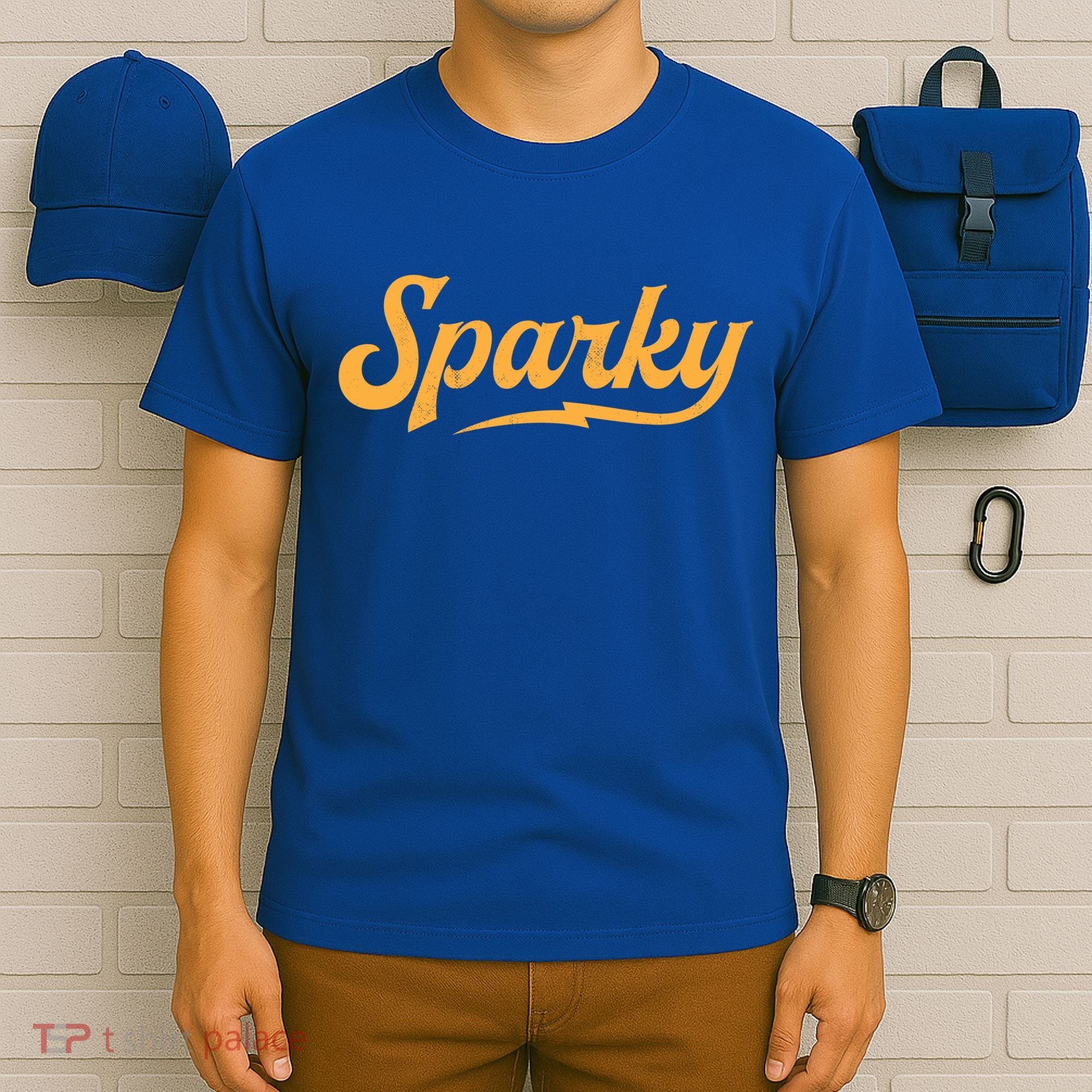 Sparky Electrician Retro Vintage Novelty Gift T-Shirt