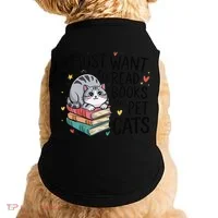 School Education Reading Teacher Knowledge Power Cat Book Doggie Tank thumb 0