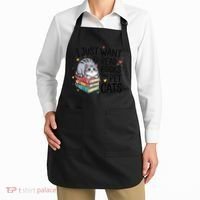 School Education Reading Teacher Knowledge Power Cat Book Apron thumb 2