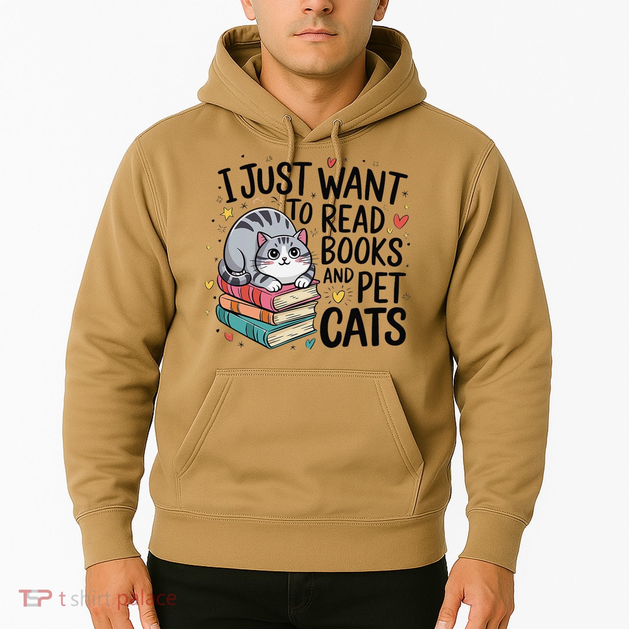 School Education Reading Teacher Knowledge Power Cat Book Hoodie