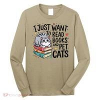 School Education Reading Teacher Knowledge Power Cat Book Long Sleeve Shirt thumb 0