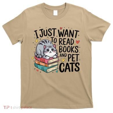 School Education Reading Teacher Knowledge Power Cat Book T-Shirt