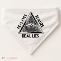 Seeing Eye Realize Real Lies Truth Awareness USA-Made Doggie Bandana thumb 0