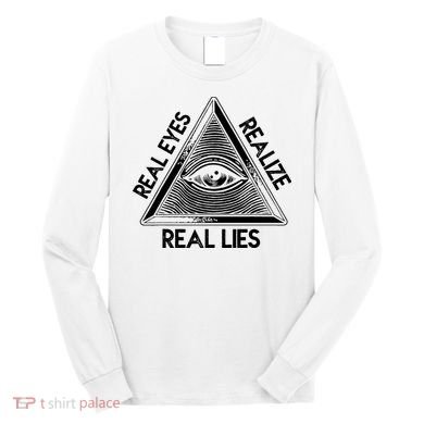Seeing Eye Realize Real Lies Truth Awareness Long Sleeve Shirt
