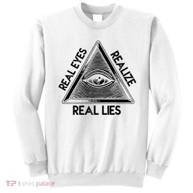 Seeing Eye Realize Real Lies Truth Awareness Sweatshirt